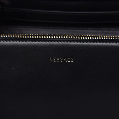 Versace Nappa Studded Medium DV ONE Satchel Black 6 of 10