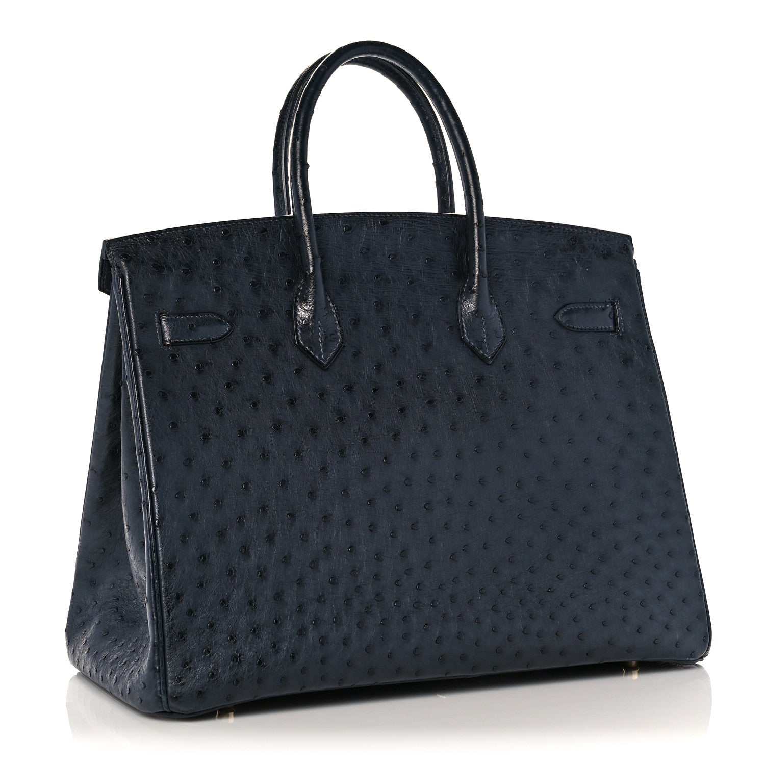 Hermes Ostrich Birkin 35 Bleu Indigo 3 of 44