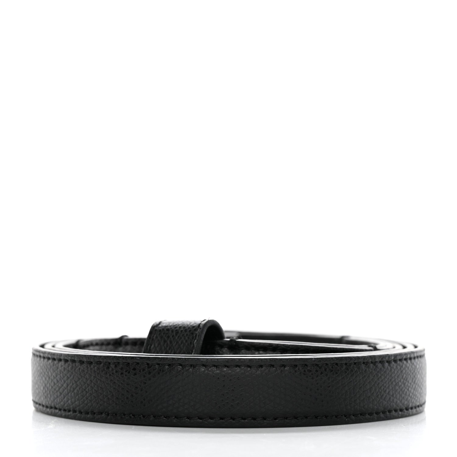 Fendi Vitello Cruise FF Diamonds 20mm Belt 90 36 Black 2 of 9