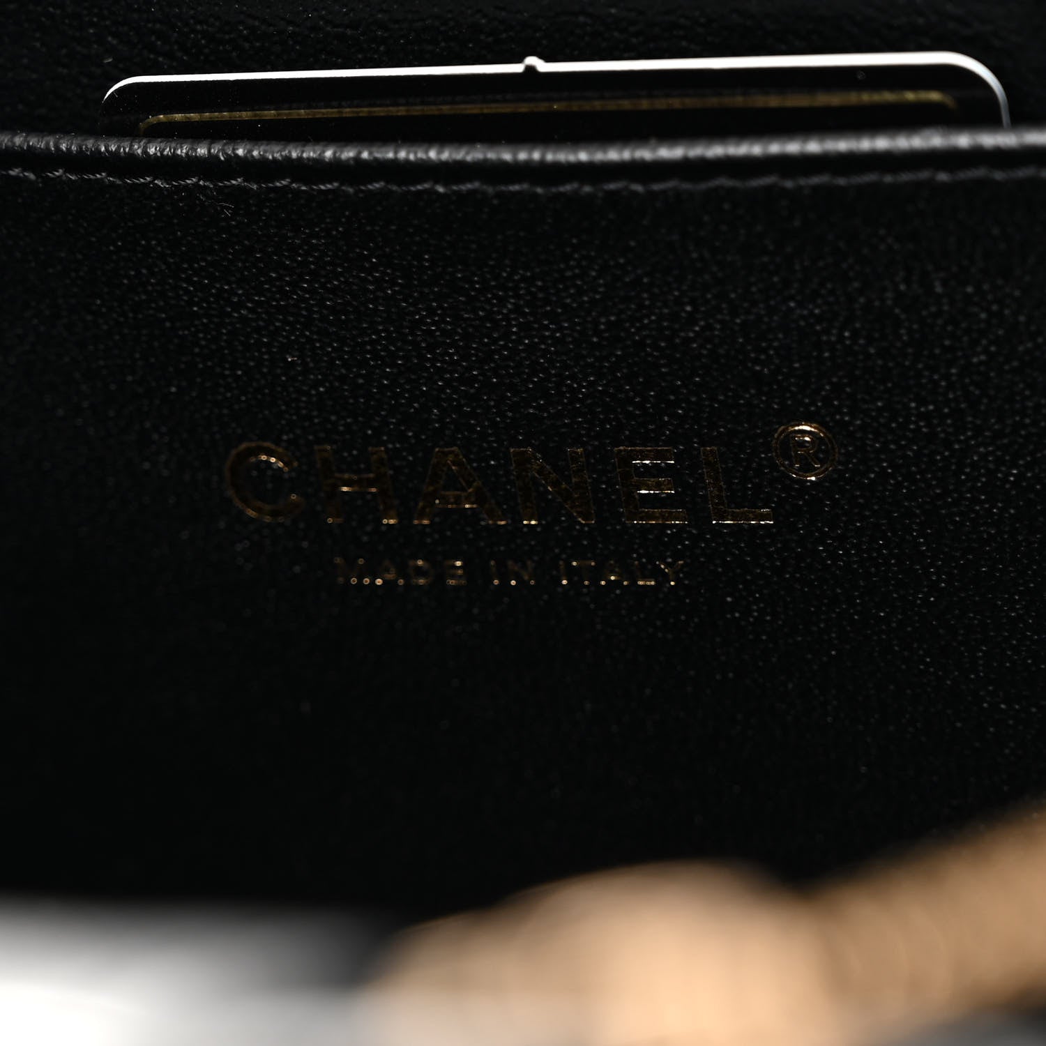 Chanel Caviar Quilted Small Top Handle Vanity Case With Chain Black 6 of 11