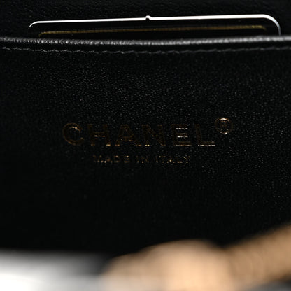 Chanel Caviar Quilted Small Top Handle Vanity Case With Chain Black 6 of 11