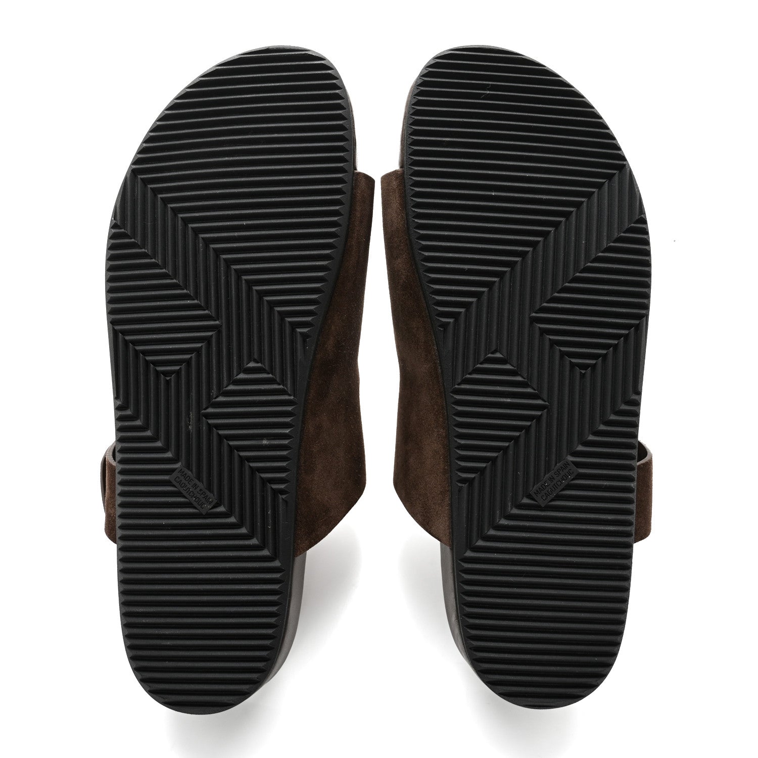 Hermes Suede Goatskin Mens Mumbai Sandals 44 5 of 11