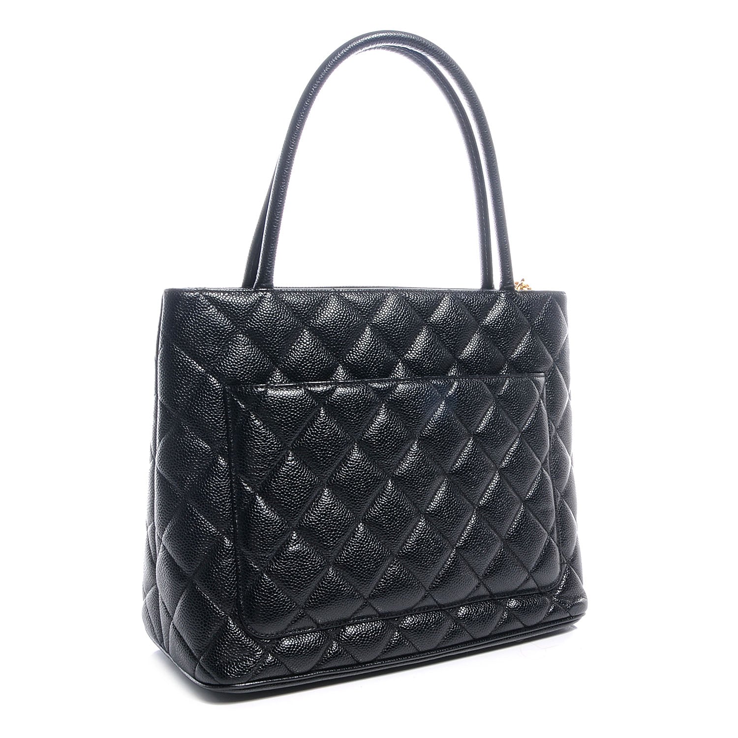 Chanel Caviar Medallion Tote Black 3 of 8
