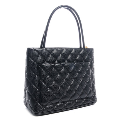 Chanel Caviar Medallion Tote Black 3 of 8