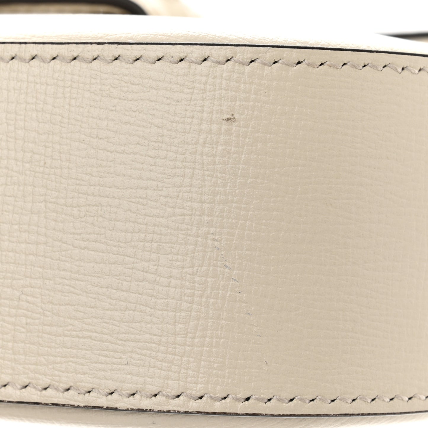 Azalea Calfskin Web Mini Horsebit 1955 Shoulder Bag Mystic White