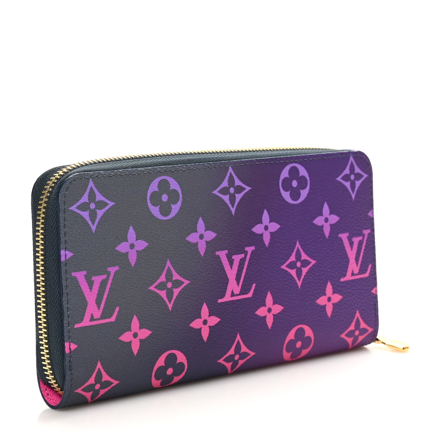 Louis Vuitton Monogram Giant Spring In The City Zippy Wallet Midnight Fuchsia 3 of 9