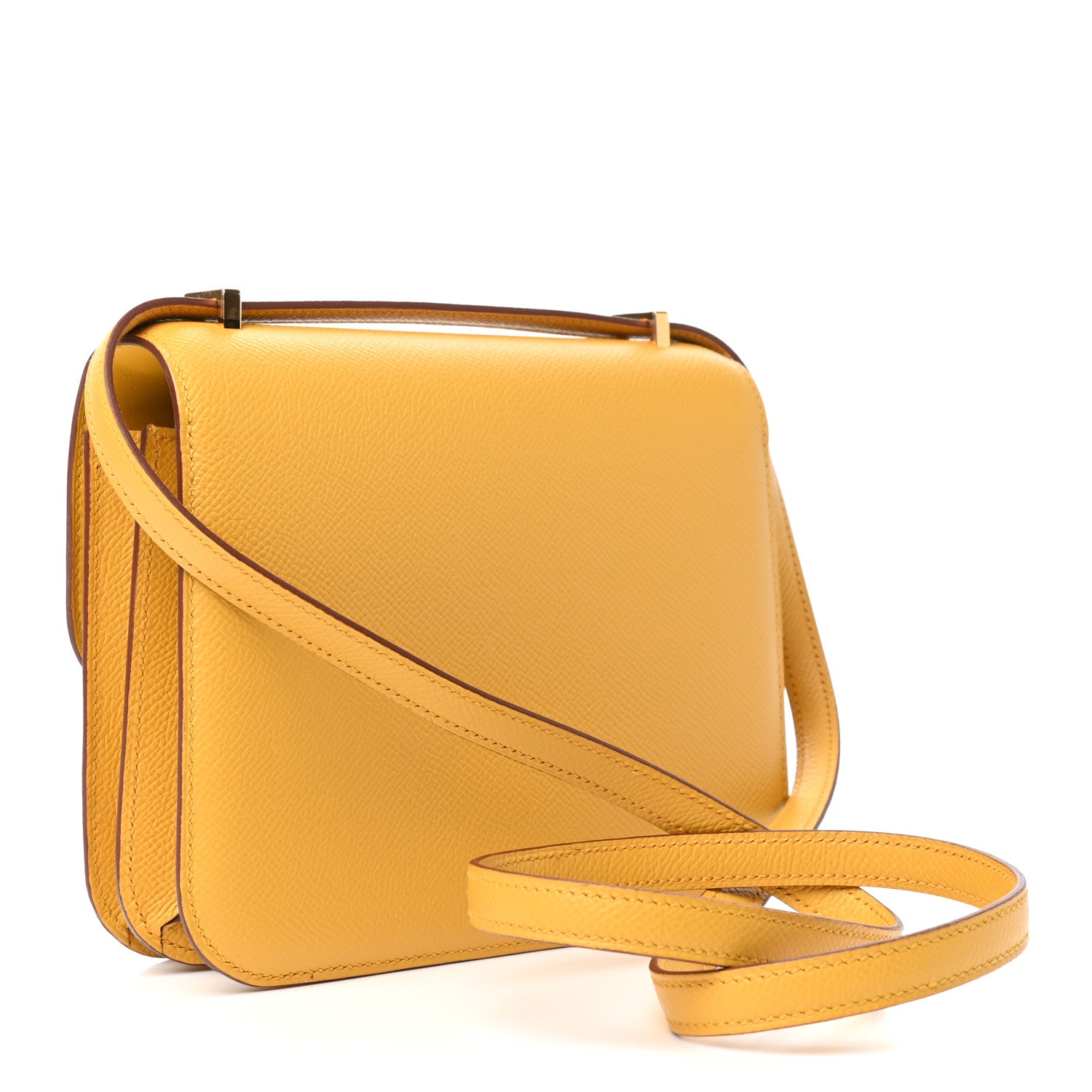 Hermes Epsom Constance 18 Jaune Ambre 3 of 10