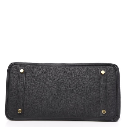 Hermes Togo Birkin 30 Black 6 of 28