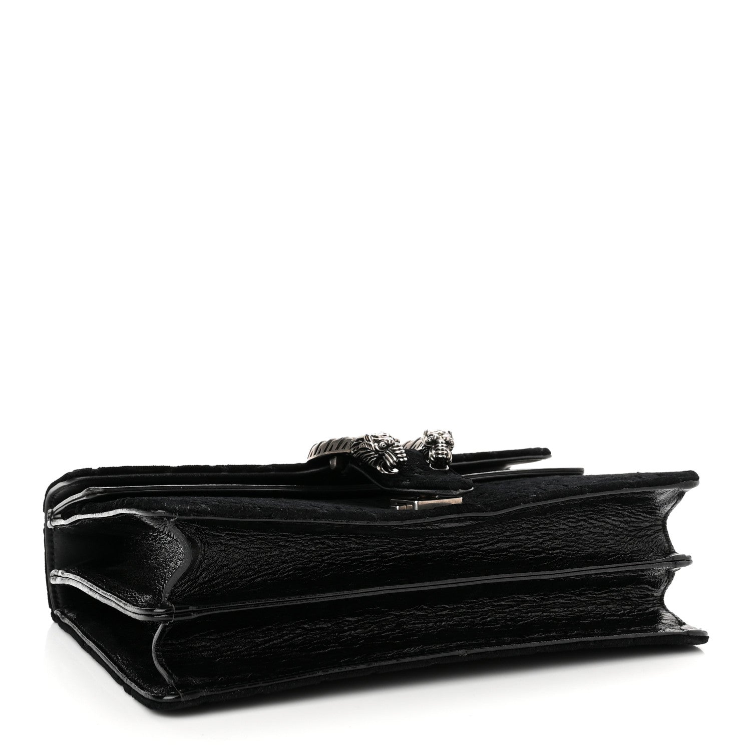 Gucci Velvet GG Monogram Small Dionysus Shoulder Bag Black 4 of 10