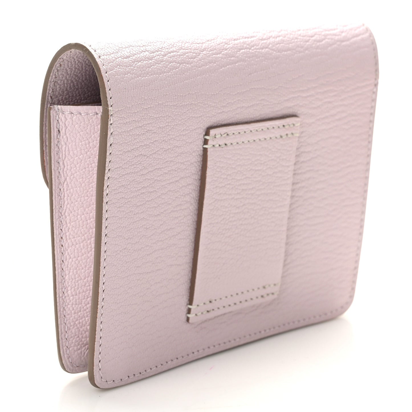 Chevre Mysore Roulis Slim Wallet Mauve Pale