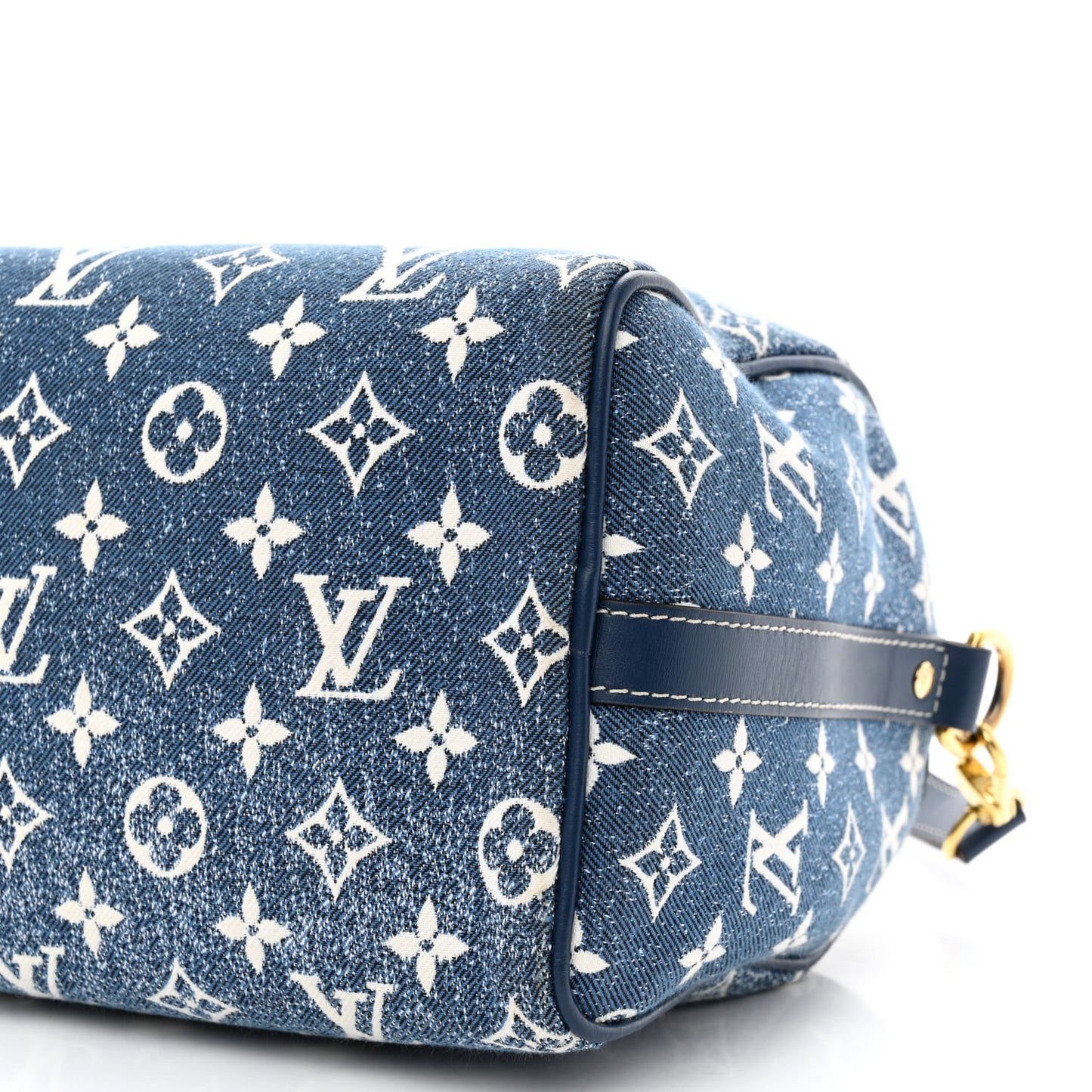 Monogram Jacquard Denim Speedy Bandouliere 25 Bleu