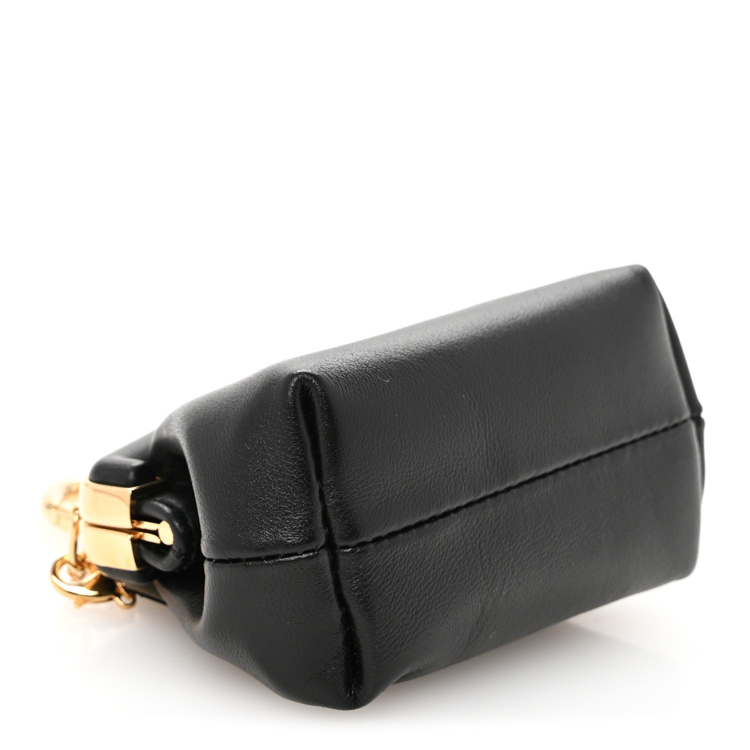 Fendi Shiny Nappa Nano Fendi First Bag Charm Black 4 of 11