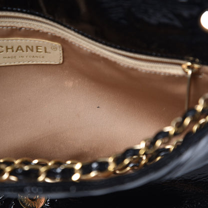 Chanel Vinyl Medium Rock and Chain Flap Black 8 of 13