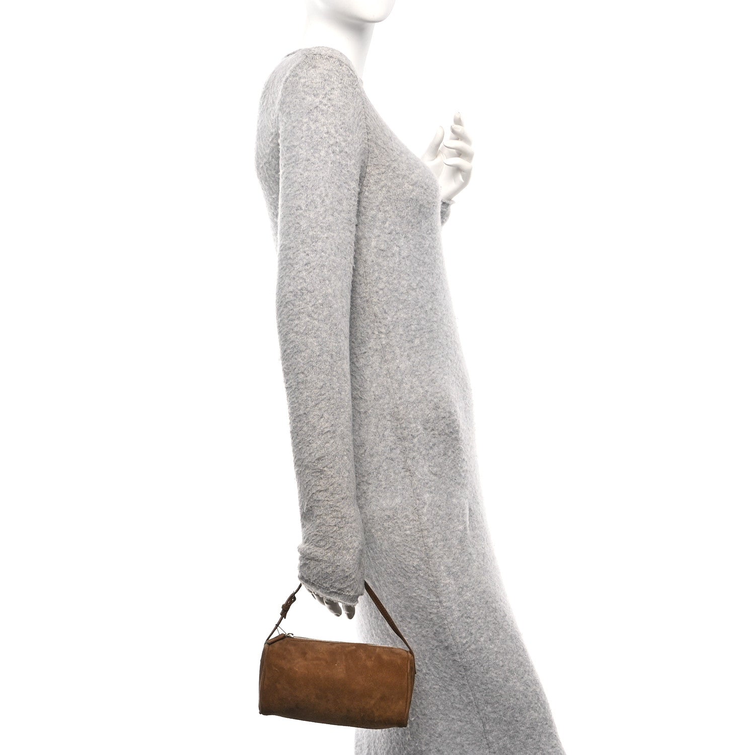 The Row Suede 90's Bag Camel 2 of 9