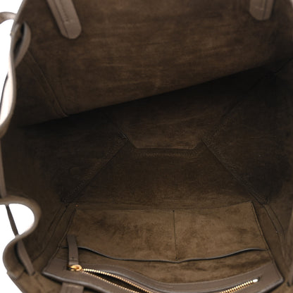 Celine Soft Grained Calfskin Small Belt Cabas Phantom Taupe 5 of 9