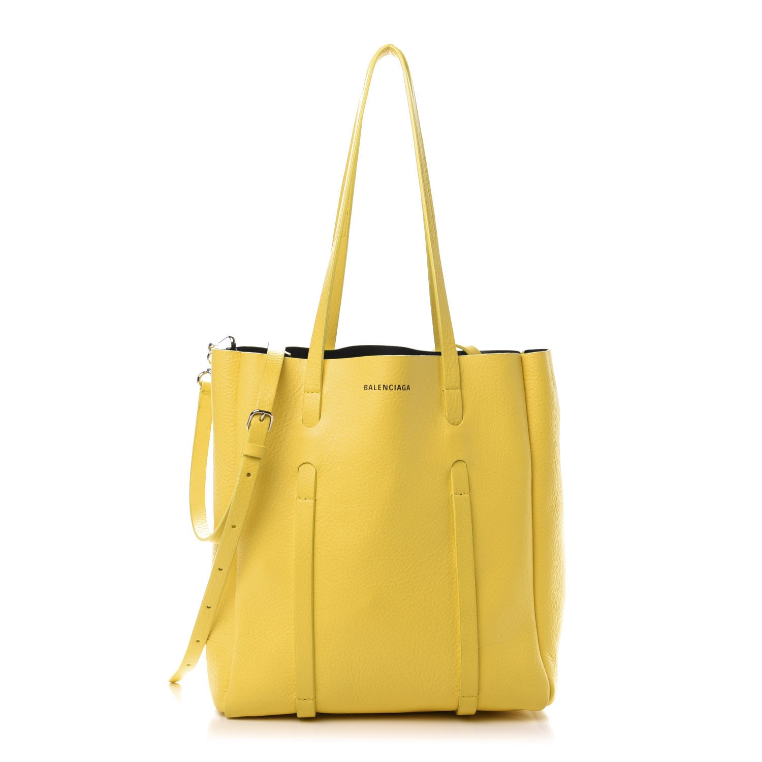 Balenciaga Calfskin XS Everyday Tote Yellow Black 3 of 14