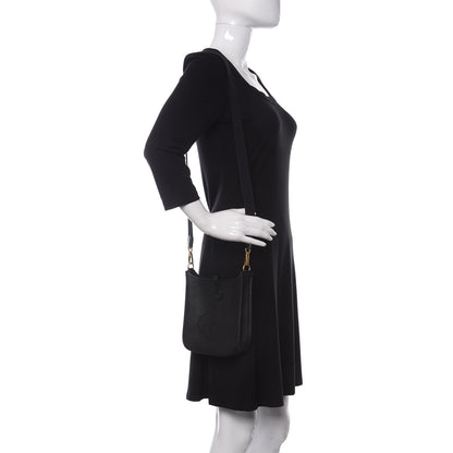 Hermes Taurillon Clemence Evelyne TPM Black 2 of 11