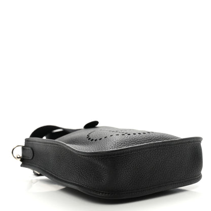 Hermes Taurillon Clemence Evelyne TPM Black 4 of 10