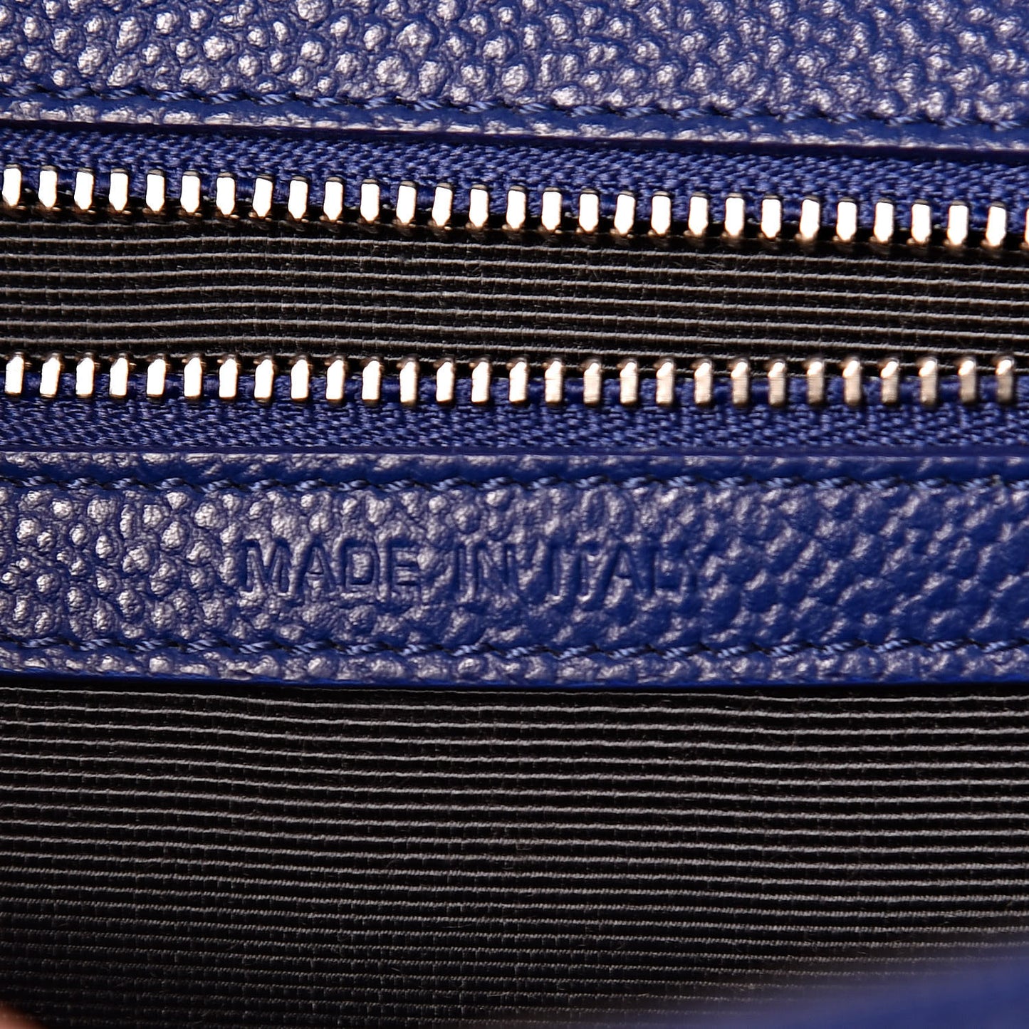 Grained Calfskin Small Diorama Flap Bag Bleu De Minuit
