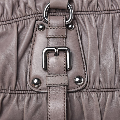 Prada Nappa Gaufre Shopping Satchel Bambu 13 of 18
