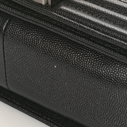 Chanel Caviar Quilted Medium Boy Flap Black 9 of 12