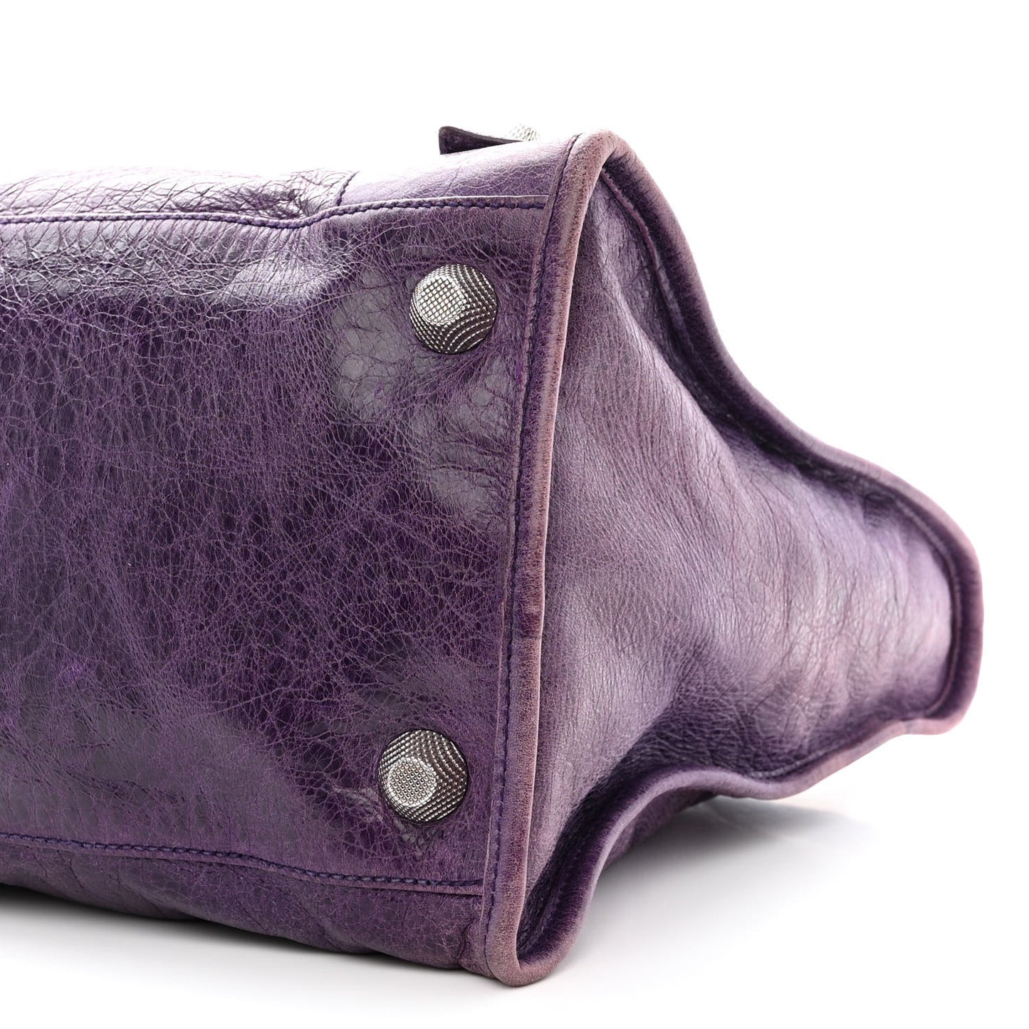 Agneau Giant 21 Silver Hardware Work Raisin