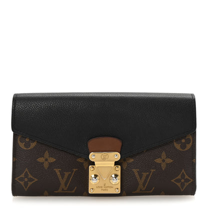 Louis Vuitton Monogram Pallas Wallet Black 1 of 6