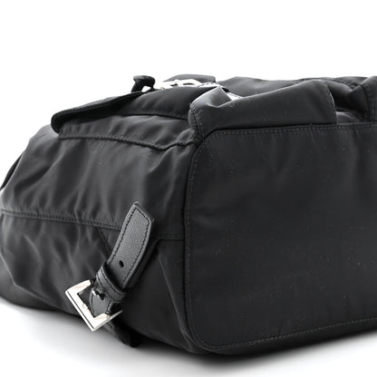 Prada Tessuto Nylon Saffiano Small Backpack Black 10 of 11