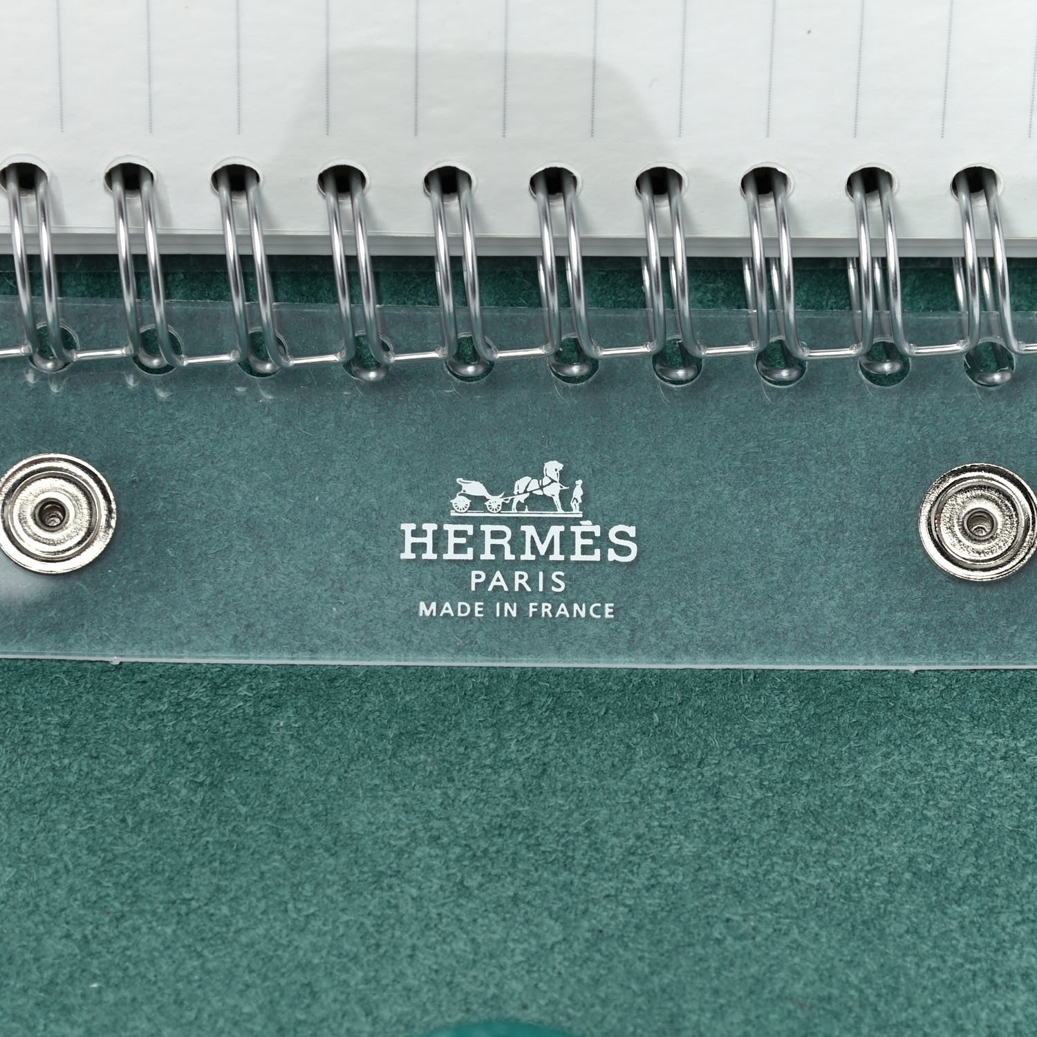 Hermes Togo Ulysse Mini Notebook Cover Vert Verone 8 of 9