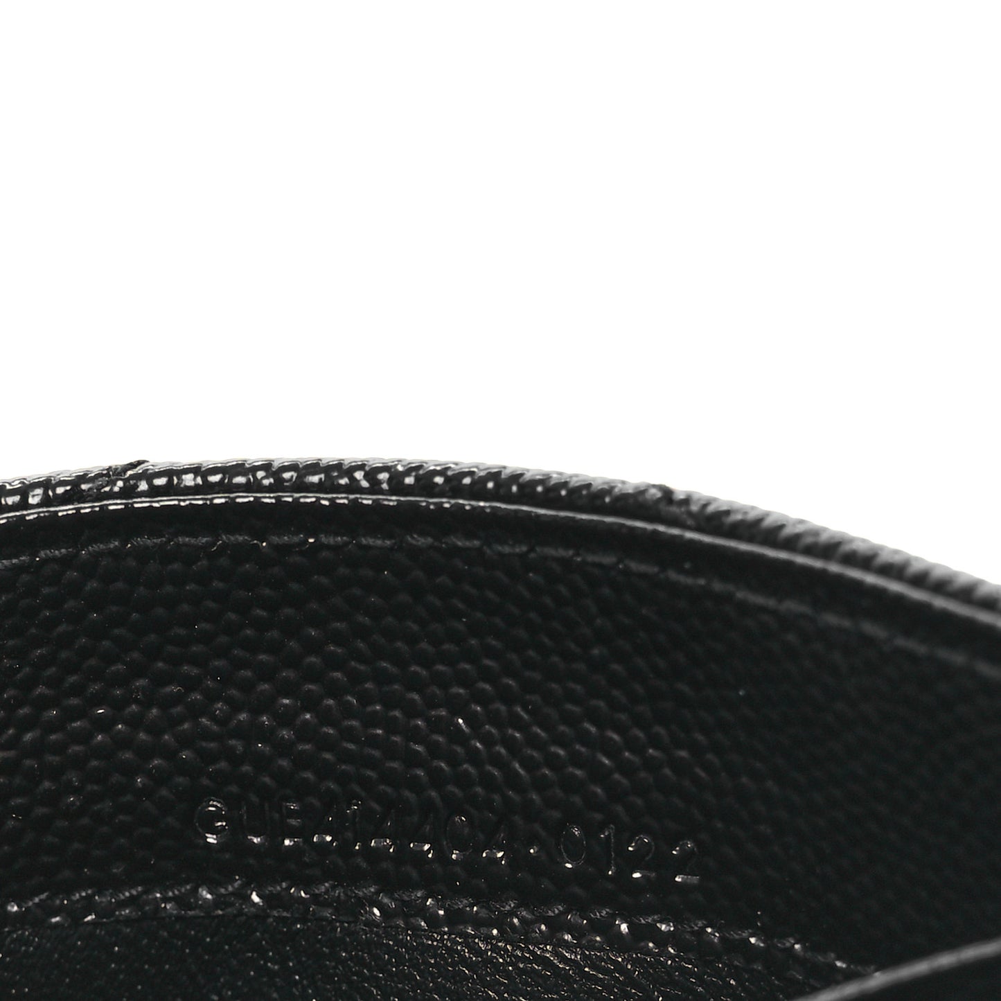 Grain De Poudre Matelasse Chevron Small Monogram Envelope Wallet Black