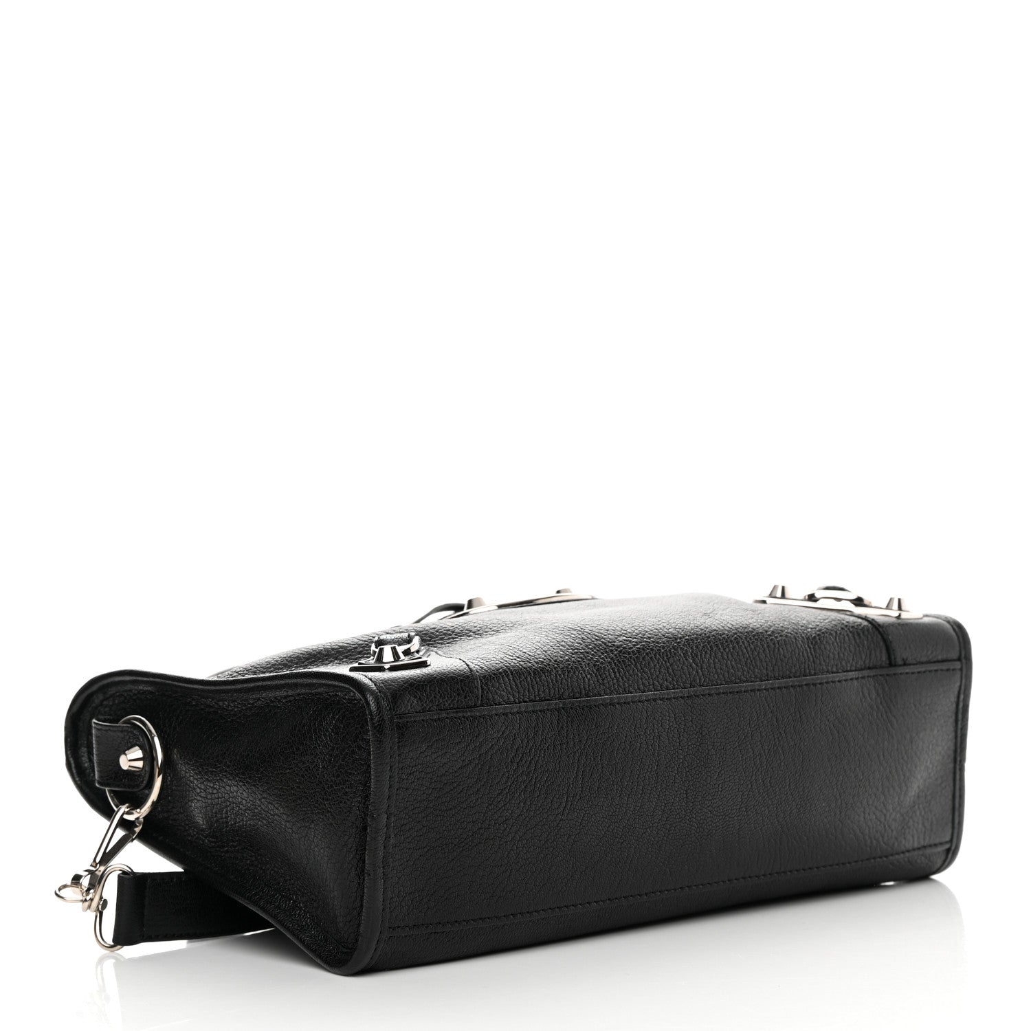 Balenciaga Chevre Silver Metallic Edge Hardware S City Black 4 of 12