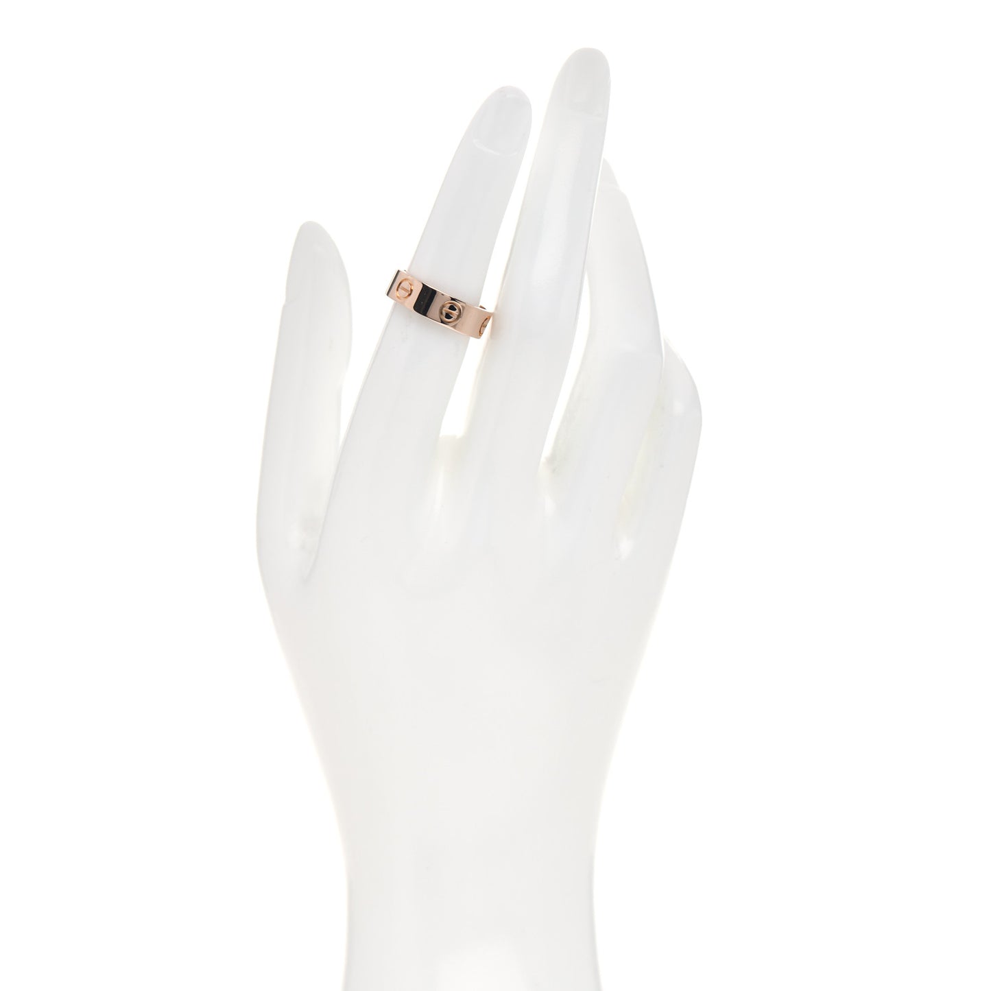 18K Pink Gold 5.5mm LOVE Ring 52 6