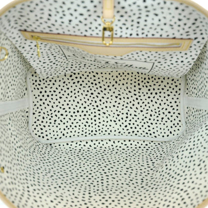 Louis Vuitton Monogram Kusama Waves Neverfull MM White 7 of 10