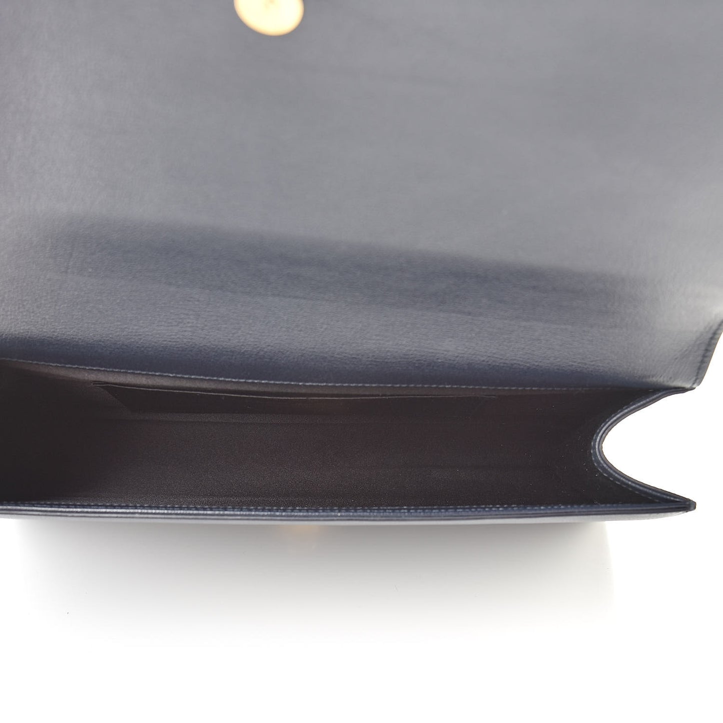 Calfskin Monogram Large Belle De Jour Clutch Navy