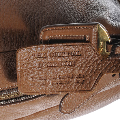 Prada Cervo Deerskin Zipper Hobo Cammello 8 of 8
