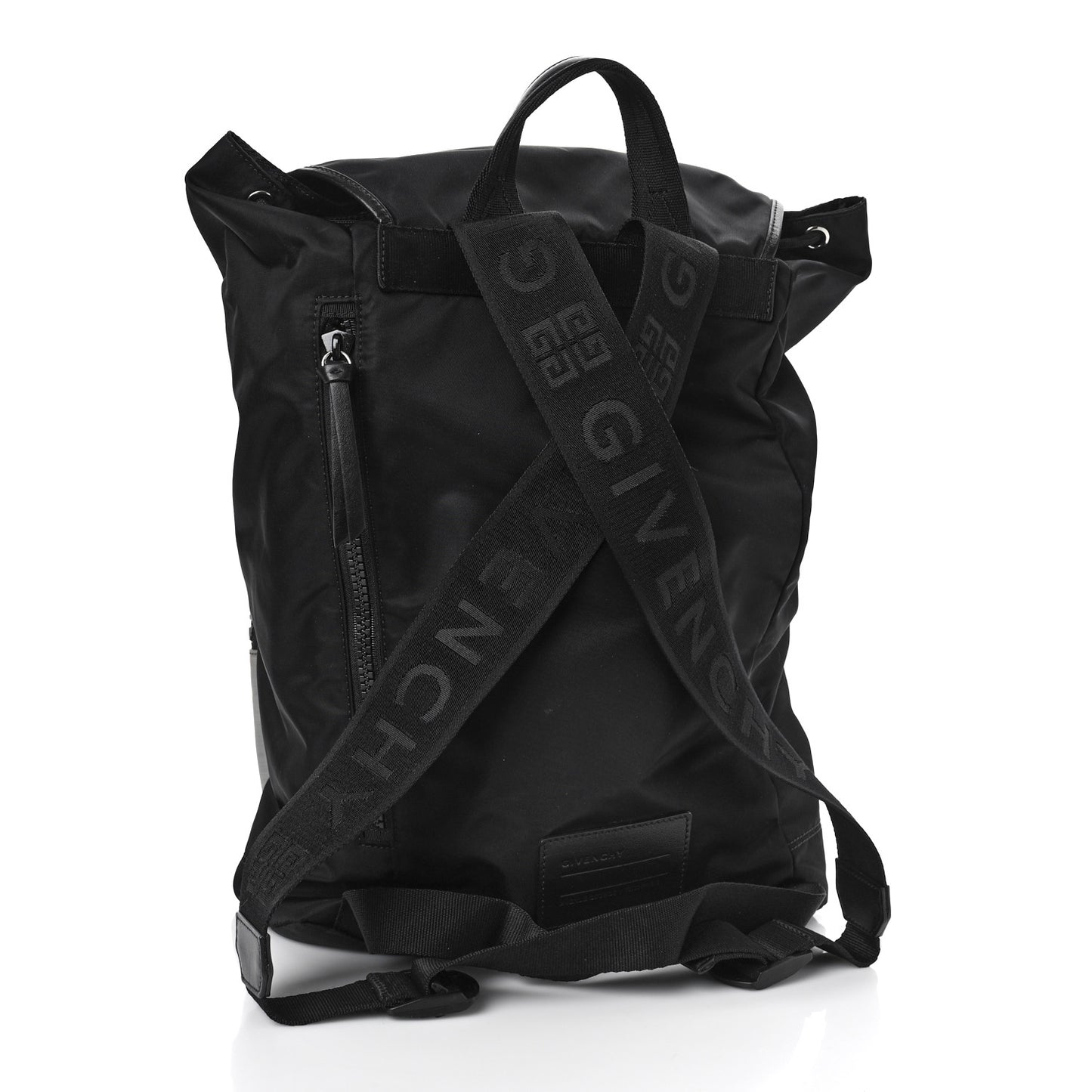 Nylon Rainbow Hologram Light 3 Backpack Black
