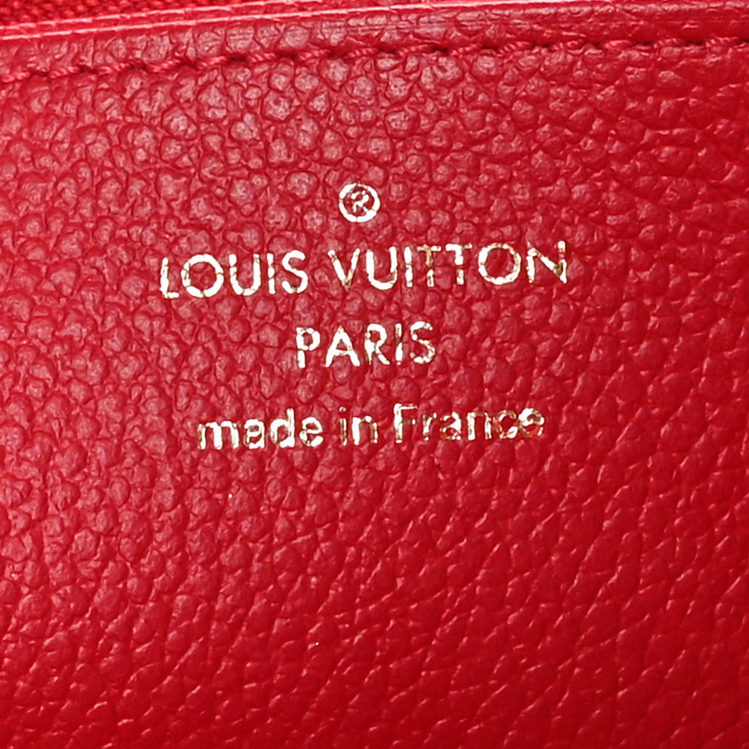 Louis Vuitton Empreinte Zippy Wallet Scarlet 6 of 10