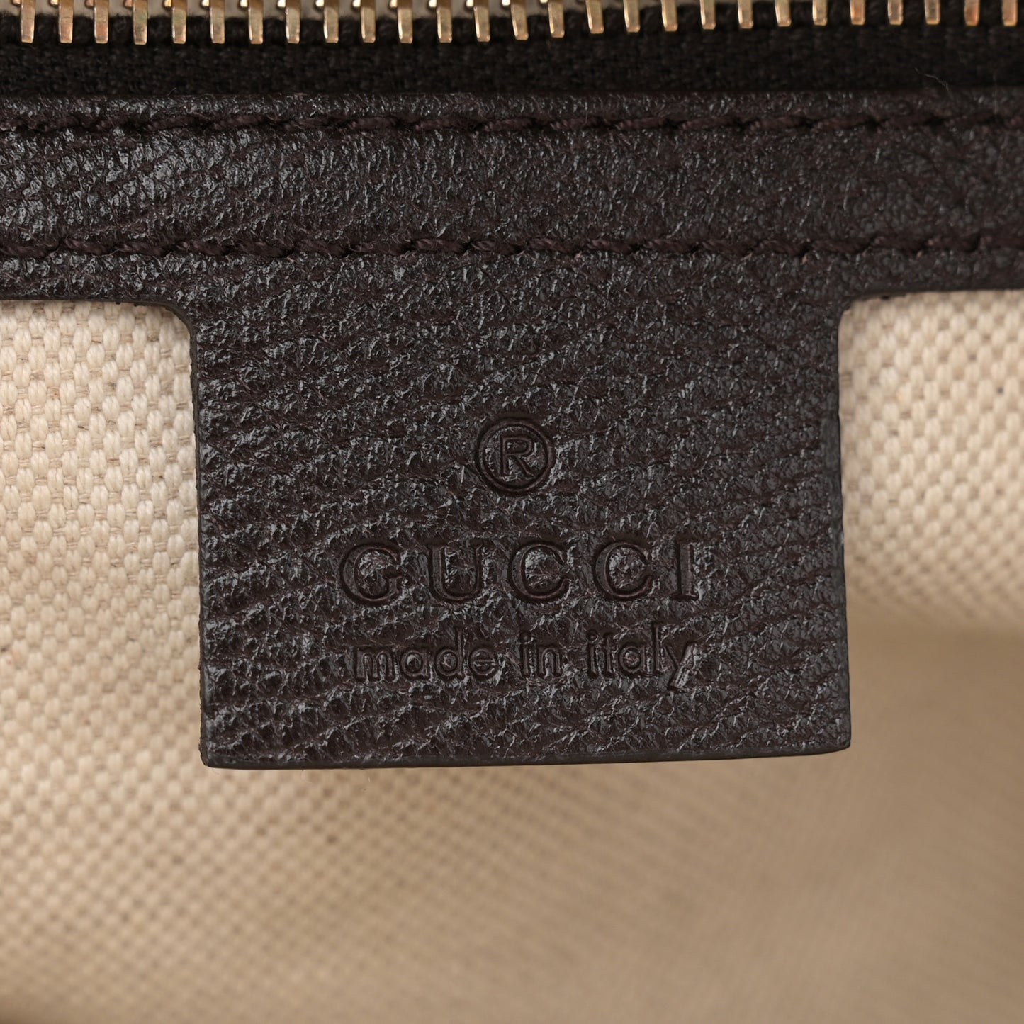 Monogram Vintage Web Medium Webby Bee Boston Dark Brown