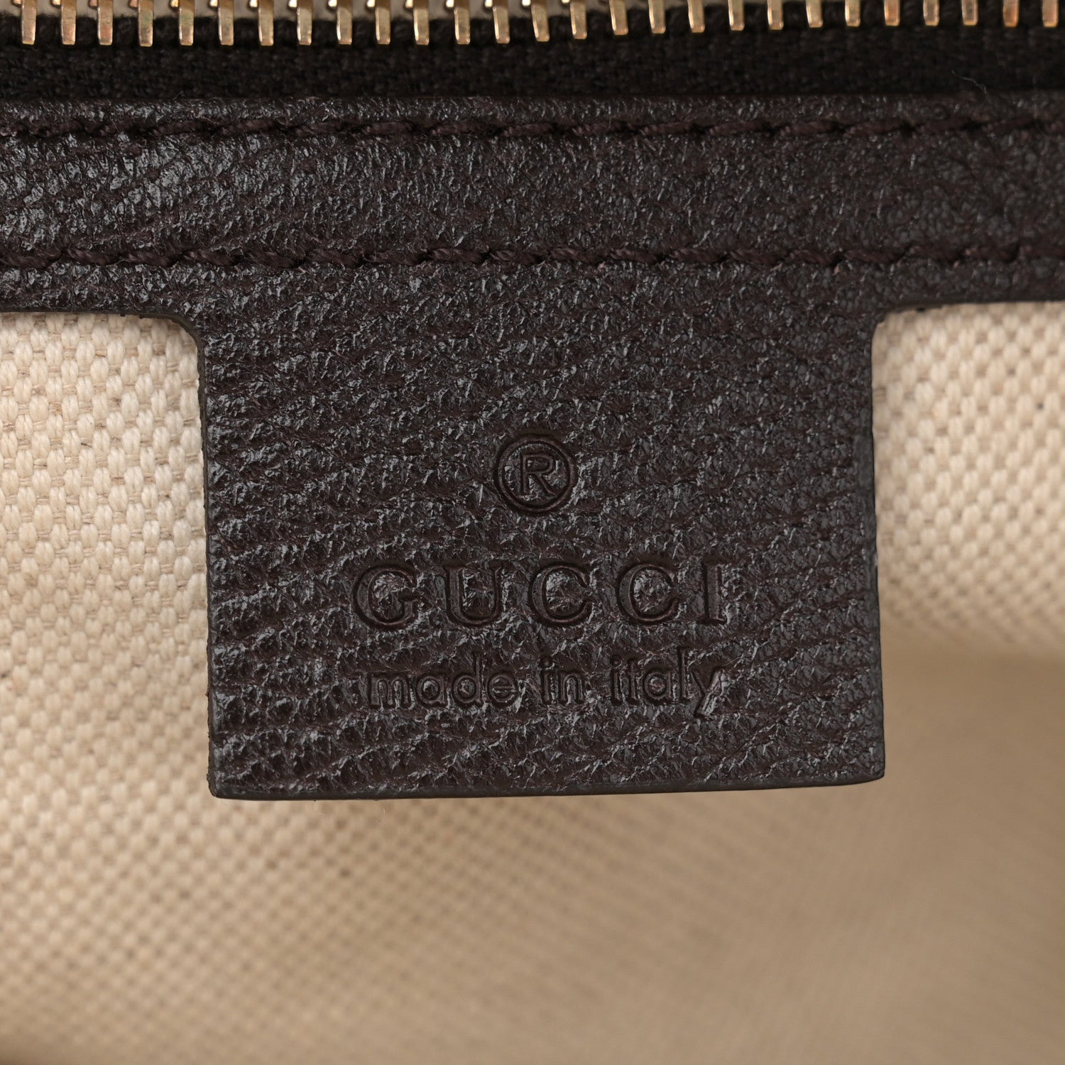 Gucci Monogram Vintage Web Medium Webby Bee Boston Dark Brown 6 of 18