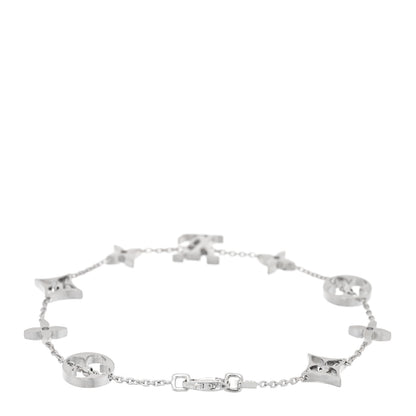 Louis Vuitton 18K White Gold Idylle Blossom Monogram Bracelet 2 of 4