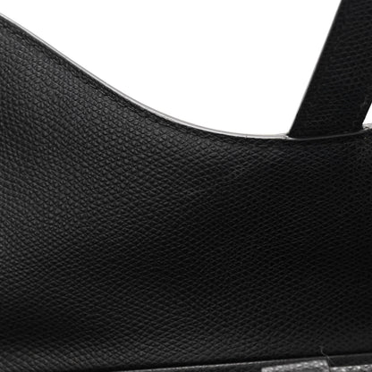 Christian Dior Grained Calfskin Saddle Bag Black 10 of 11