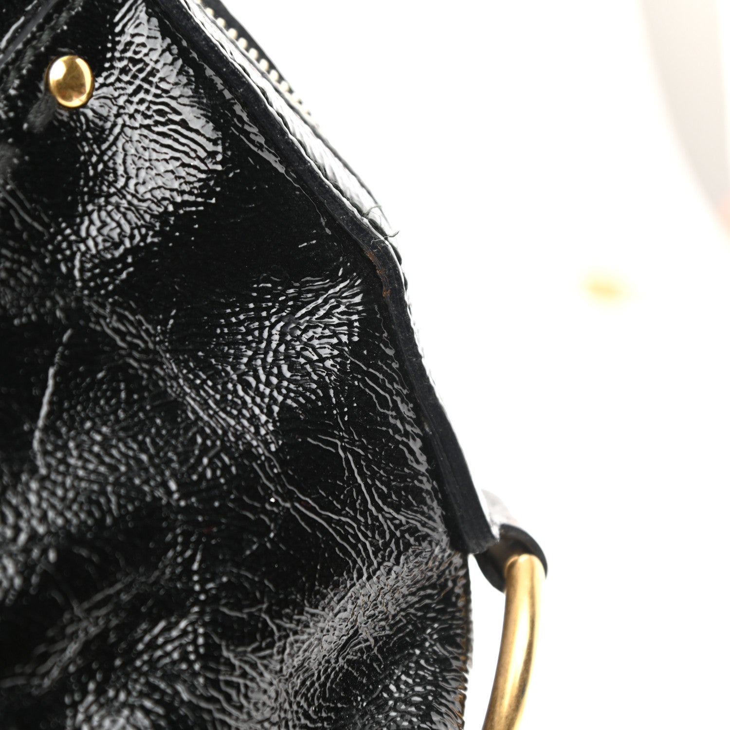 Saint Laurent Patent Large Muse Black 11 of 12