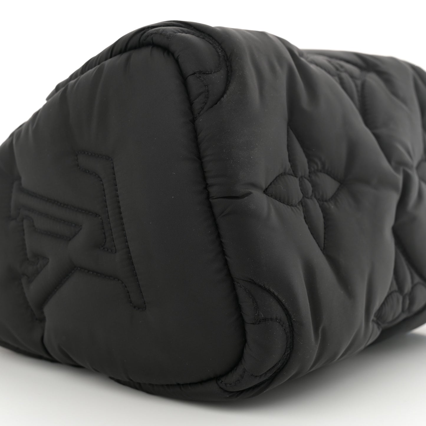 Econyl Mini Monogram Pillow Speedy Bandouliere 25 Black