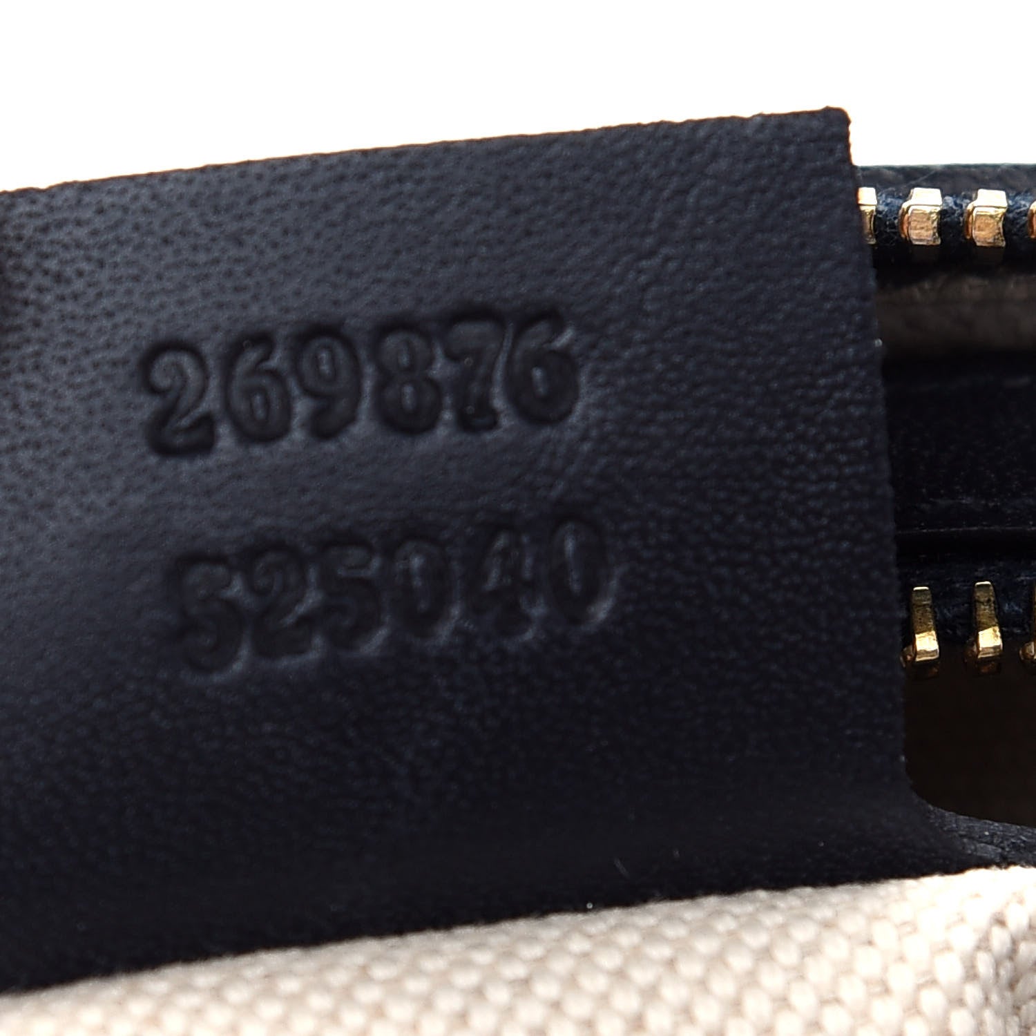 Gucci Monogram Vintage Web Small Boston Navy 7 of 9