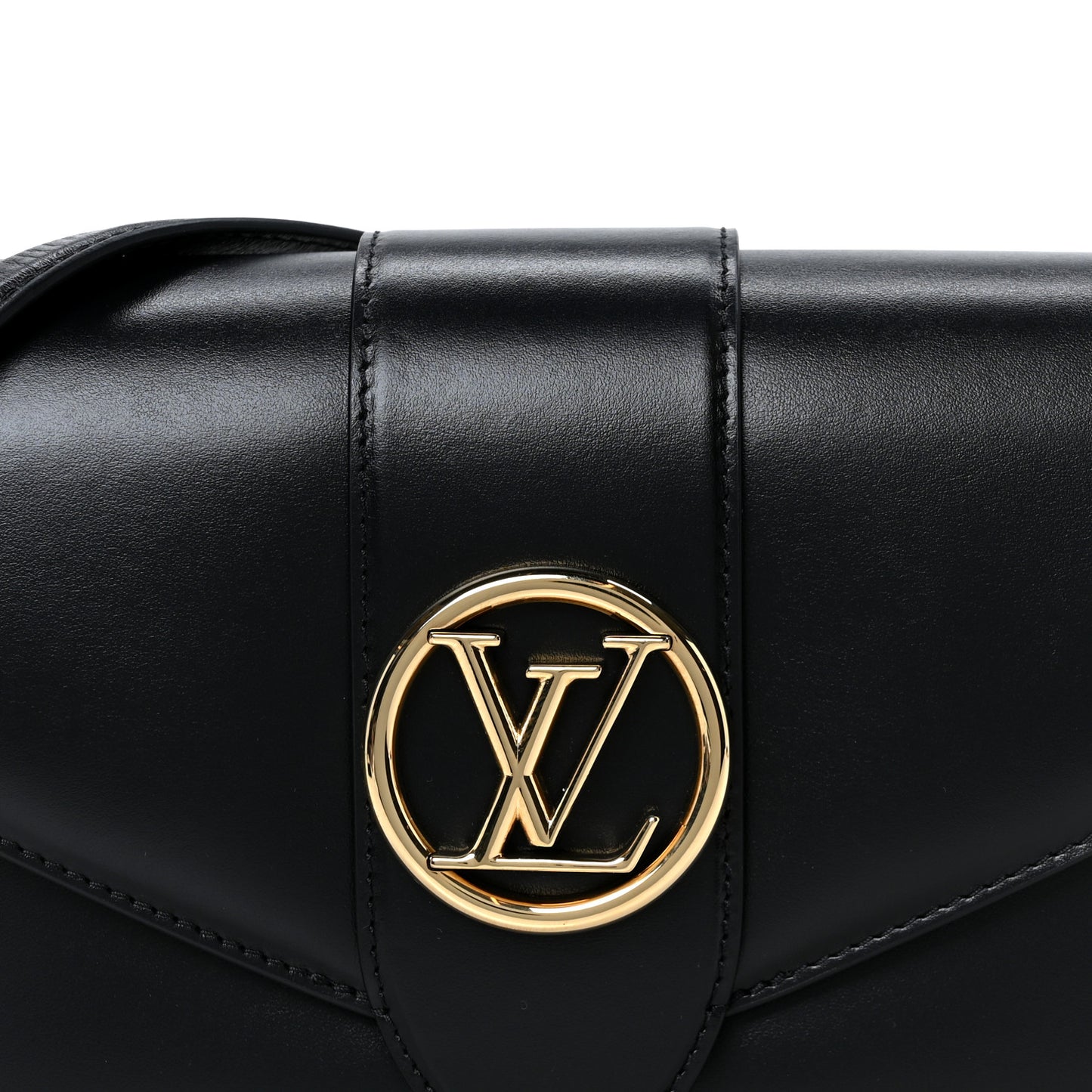 Smooth Calfskin LV Pont 9 Black