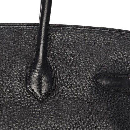 Hermes Taurillon Clemence Birkin 35 Black 23 of 26