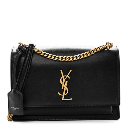 Saint Laurent Calfskin Medium Monogram Sunset Black 1 of 9