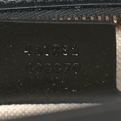 Gucci Calfskin Web Heart Medium GG Marmont Chain Handle Bag Black 8 of 14