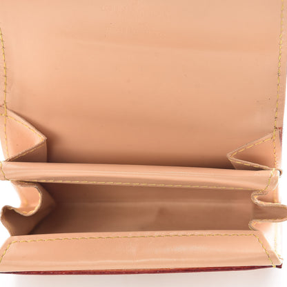 Louis Vuitton Monogram Multicolor Porte-Monnaie Plat Coin Purse White 5 of 6