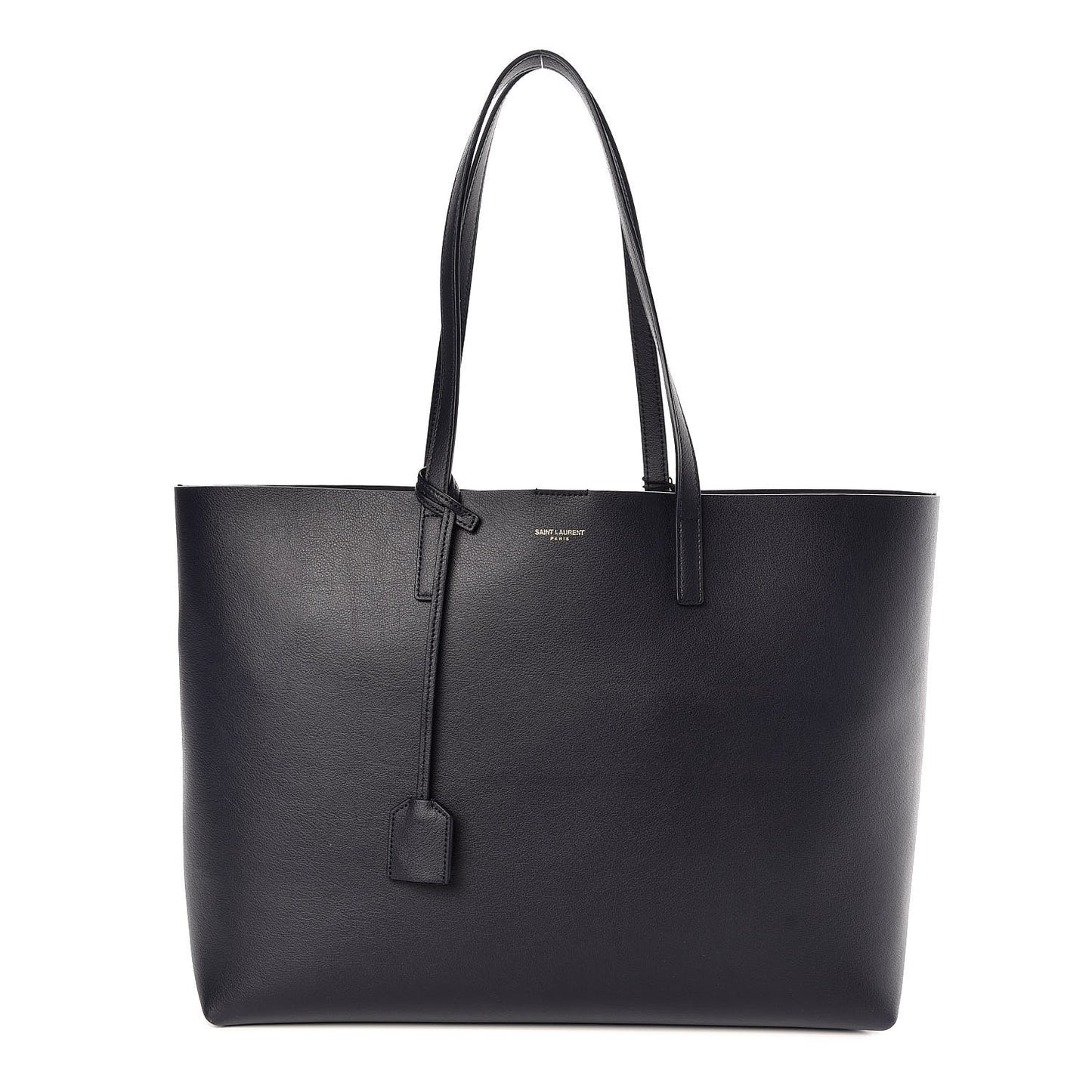 Calfskin Large Shopping Tote Navy